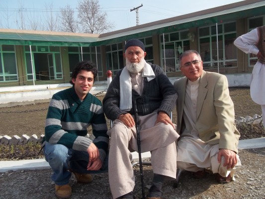 Three generations at AMC Right to left: Dr. Ashraf,  Haji Noor Mohammad (Father) and Dr. Hammaad Khan (Son)